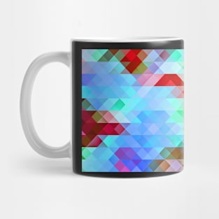 Colorful Polygons Pattern Mug